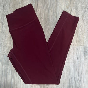 Red yoga‎ pants gym leggings
